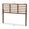 Baxton Studio Salome Mid-Century Walnut Finished Wood Queen Size Open Slat Headboard 156-9423 - alternate 8